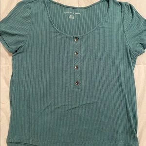 American Eagle Green Shirt